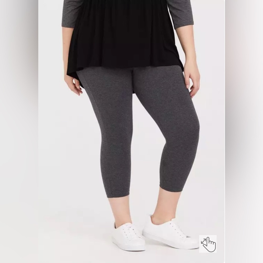 Torrid capri legging Heather Gray 4X